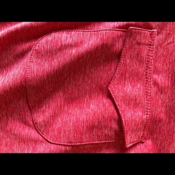 EUC Eddie Bauer Sweet & Soft Red Long-Sleeve with Roll-Up Cuff Option Shirt - Picture 5 of 13